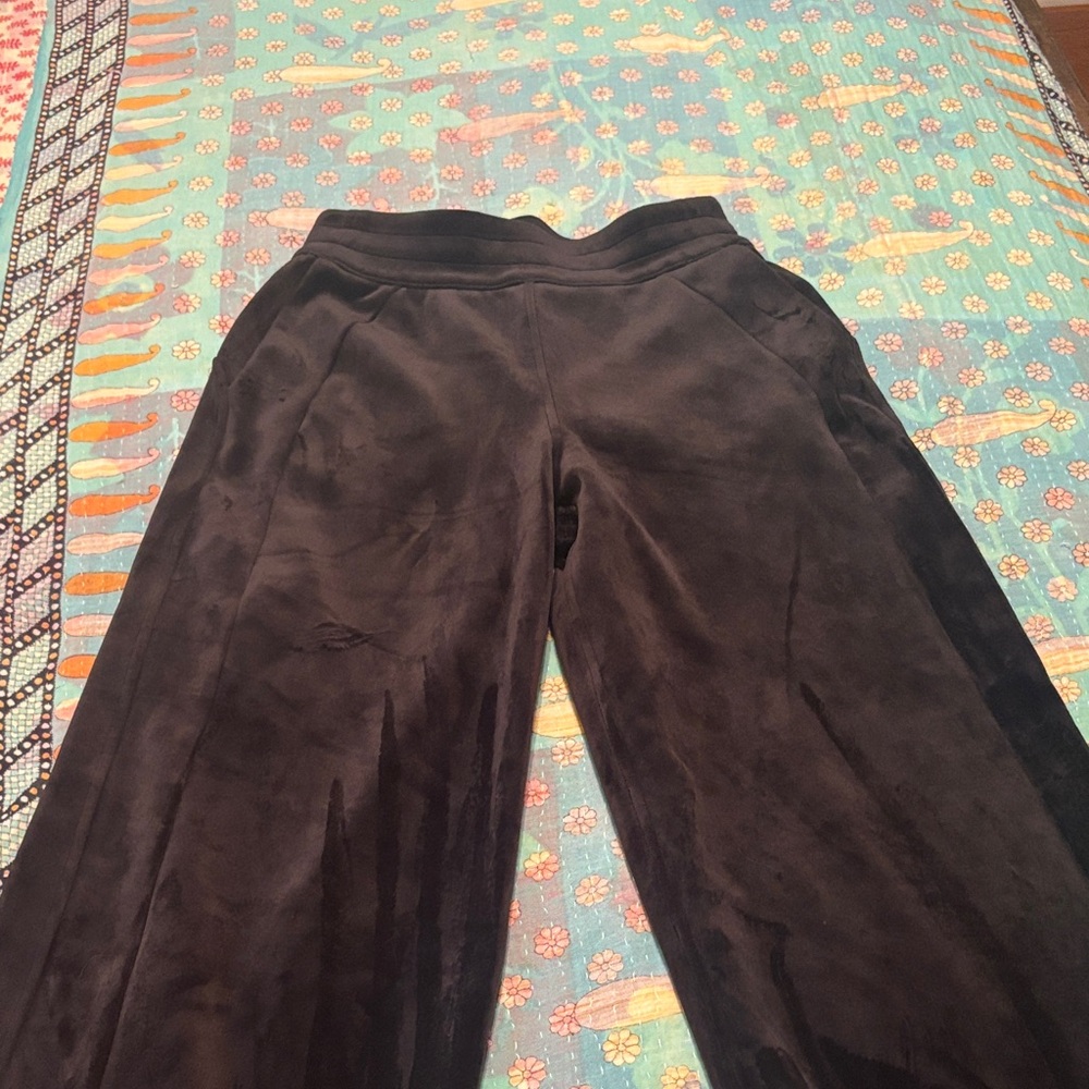 lululemon athletica Charcoal Wide Leg Pants